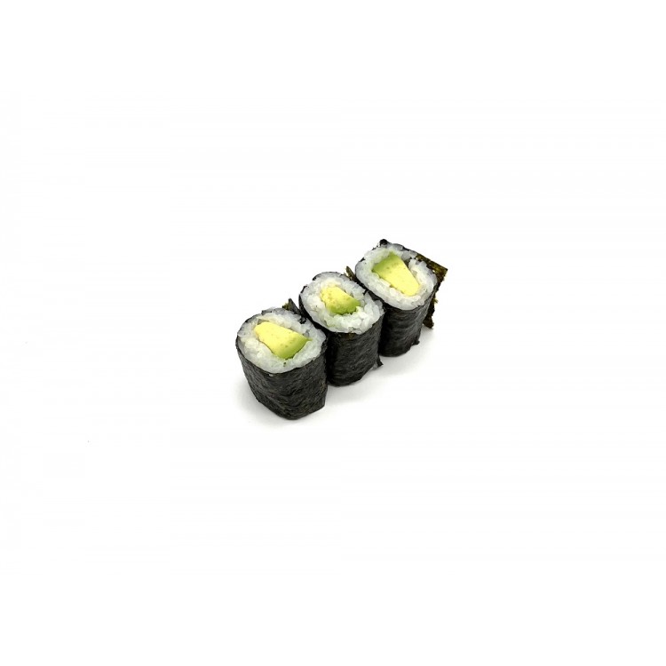 Avocado maki 3 stuks*